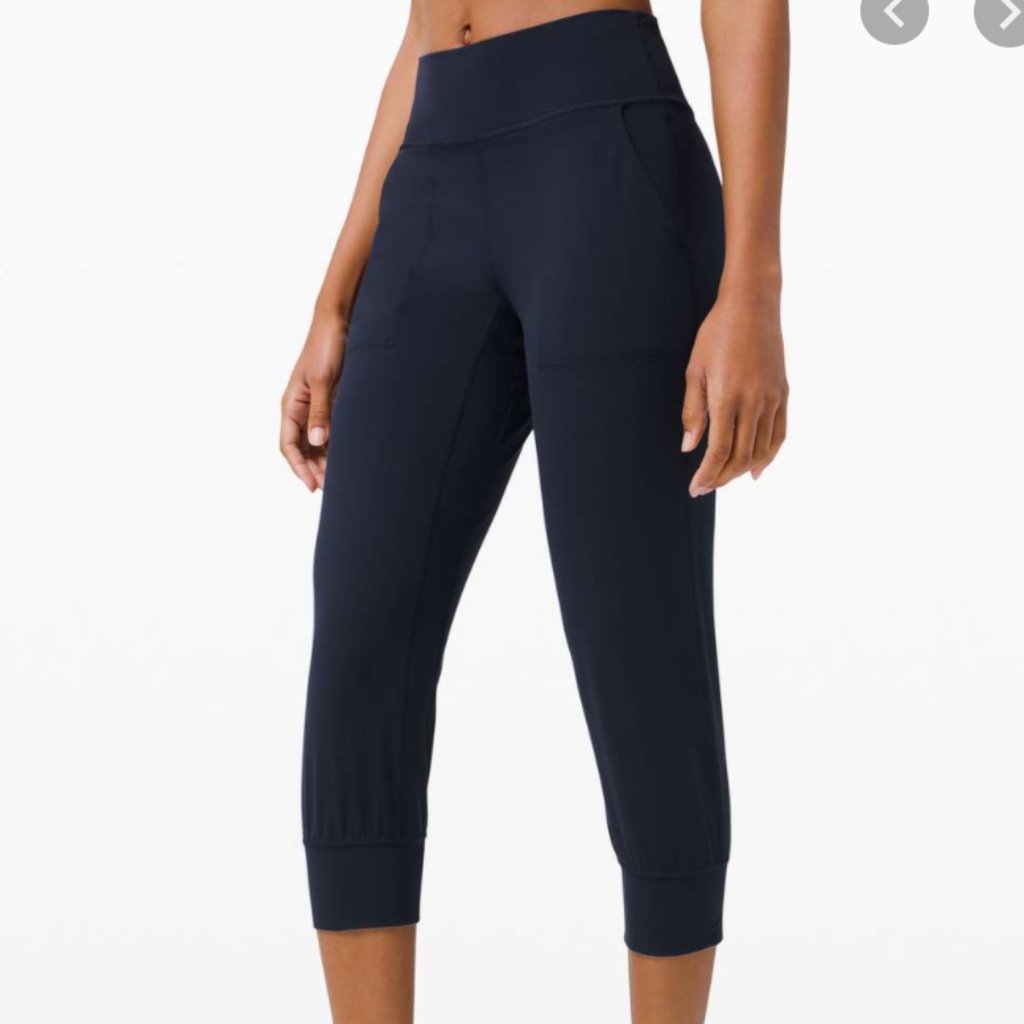 Lululemon Align Jogger Crop 23" Sz 6 Navy